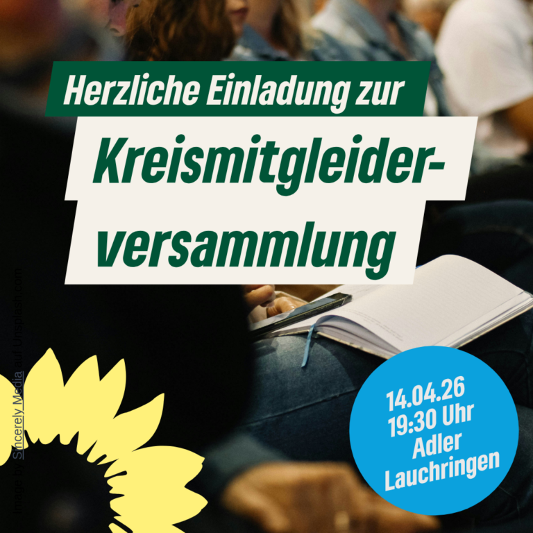 Einladung zur Kreismitgliederversammlung