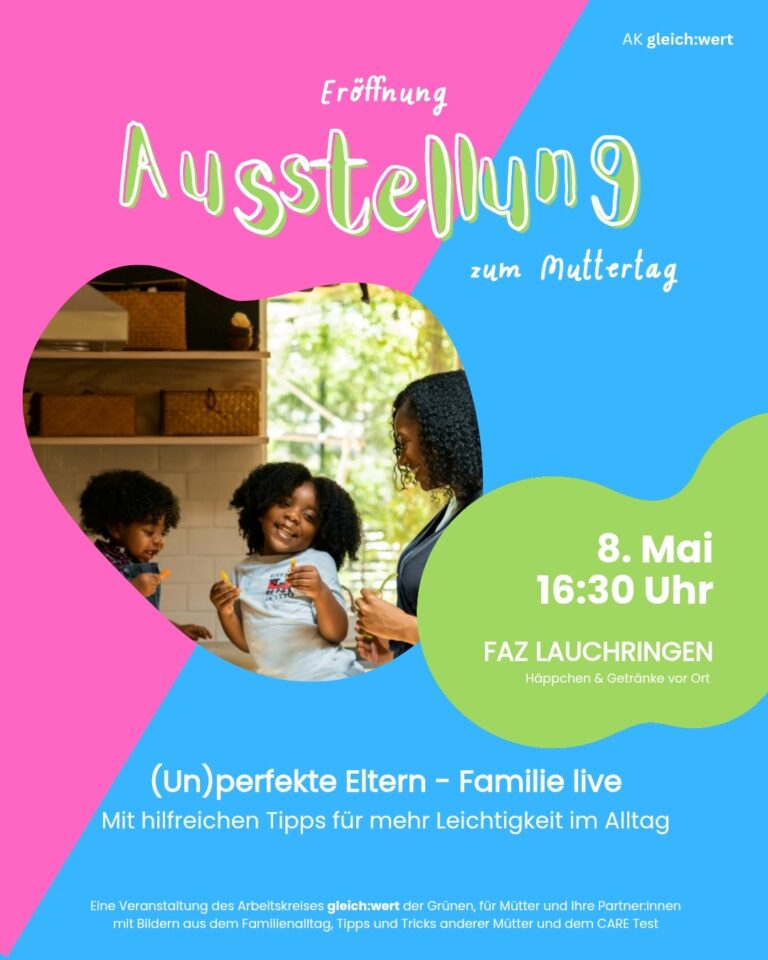 Eröffnung Ausstellung zum Muttertag
