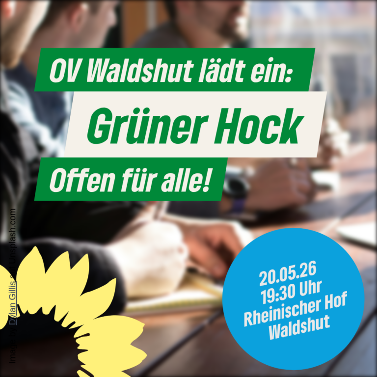 Grüner Hock: Offen für alle