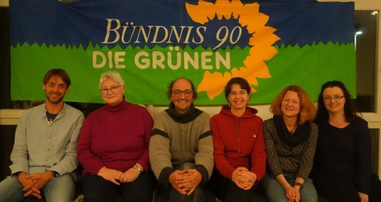 Die Partei Bündnis 90/Die Grünen geht in Küssaberg mit sieben Kandidaten zur Kommunalwahl an den Start