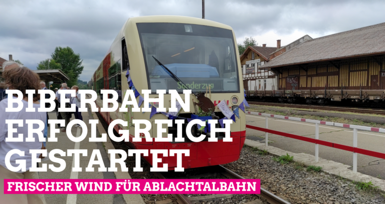 Endlich wieder Zugverkehr zwischen Mengen und Stockach