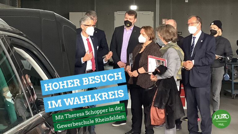 Kultusministerin Theresa Schopper informiert sich im Landkreis Lörrach