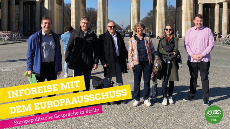 Informationsreise nach Berlin: Austausch über grenzüberschreitende Beziehungen