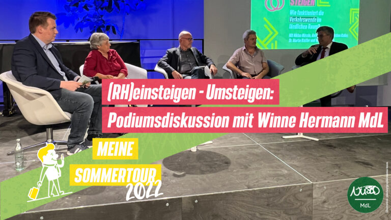 Mit Bus und Bahn zum Klimaschutz – Diskussion mit Winne Hermann