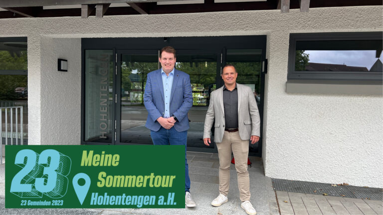 Hohentengen: Antrittsbesuch bei Bürgermeister Wiener