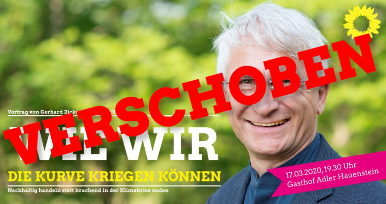 ABSAGE/VERSCHOBEN – Diskussion mit Gerhard Zickenheiner, MdB in HAUENSTEIN