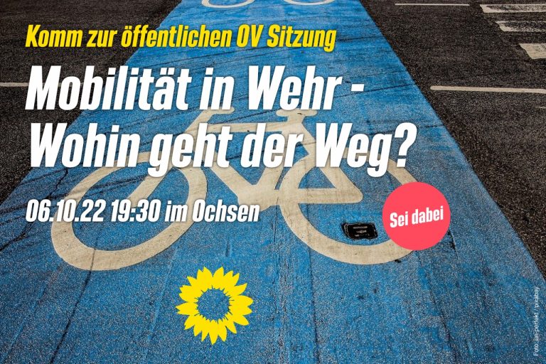 OV Sitzung zum Thema Mobilität